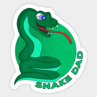 Snake Dad Sticker